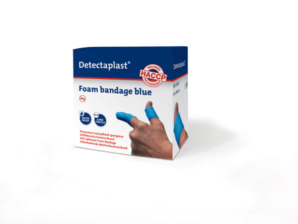 Detectaplast schuimverband HACCP, 6 cm x 1 mtr