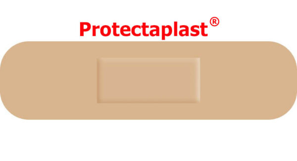 Protectaplast Universeel huidkleurige pleister 19 x 72 mm, 100 stuks